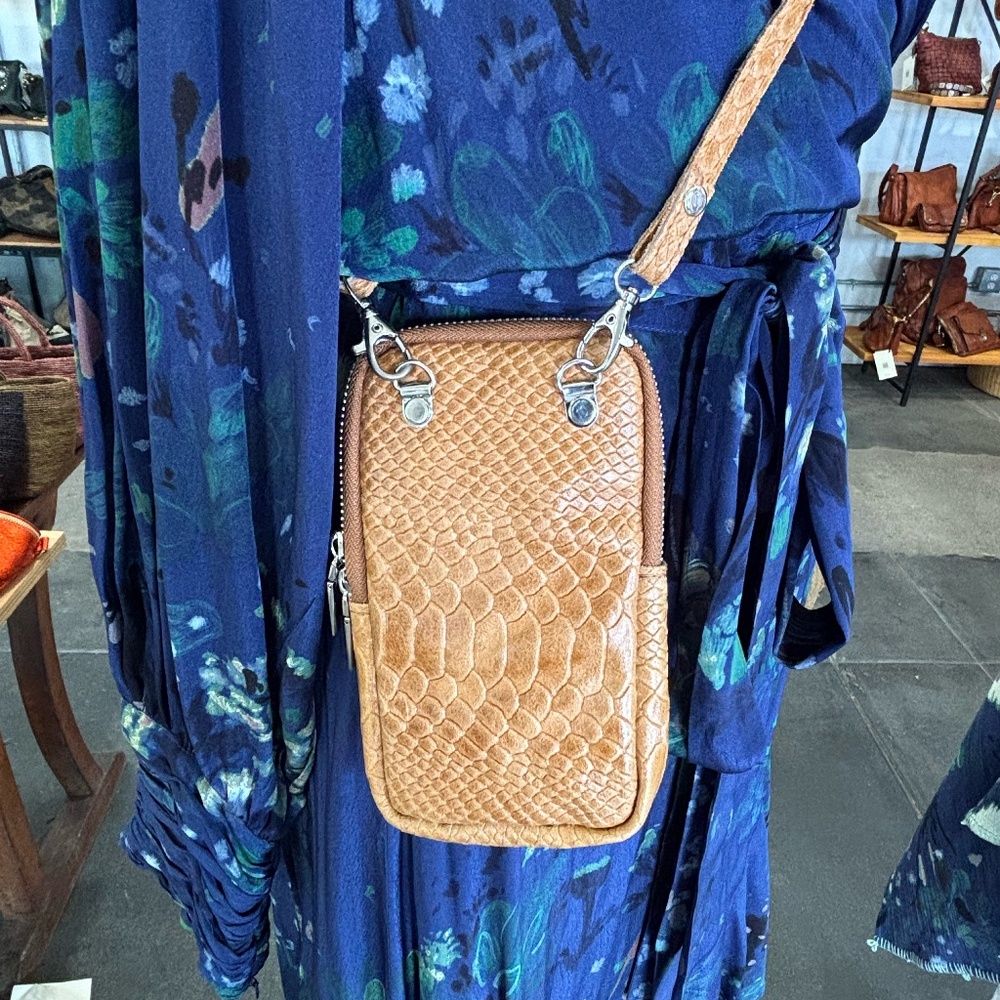 Boheme Wallet - Brown Snakeskin